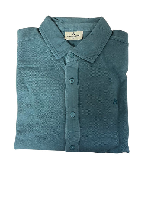 Alvaro Moreno Pique Long Sleeve Polo Shirt