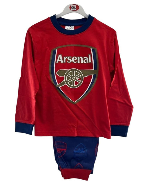 Arsenal FC Crest Football Long Pyjamas