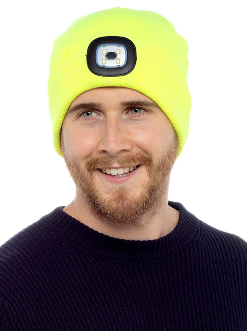 Unisex Adults LED Light Neon Beanie Hat