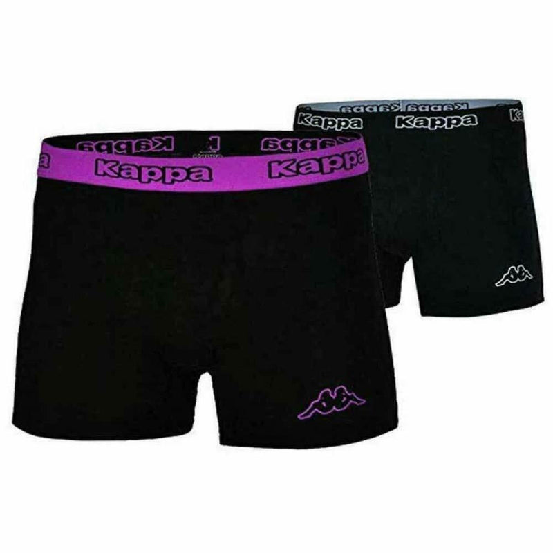 2 Pack KAPPA Mens Hipster Boxer Shorts