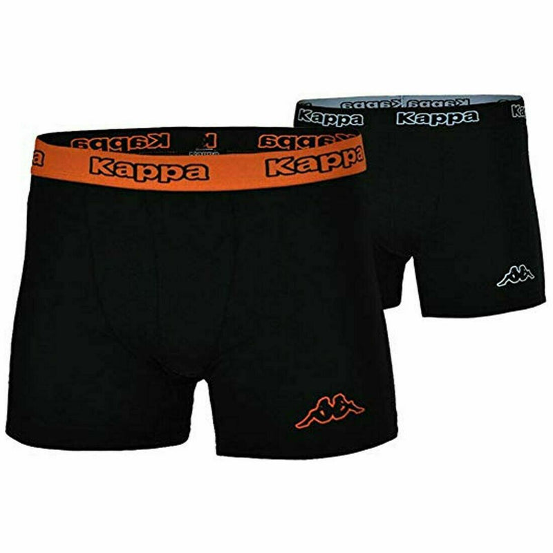 2 Pack KAPPA Mens Hipster Boxer Shorts