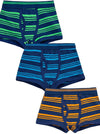 3 Pack Boys Novelty Boxer Shorts Stripe