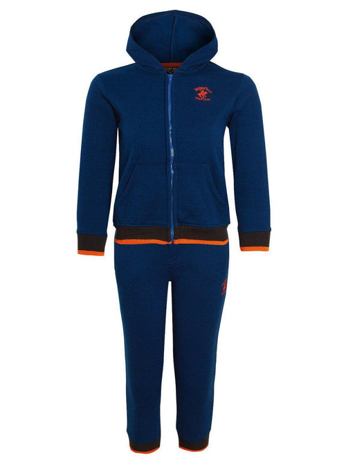 Boys Ex Beverly Hills Hooded Tracksuit Royal