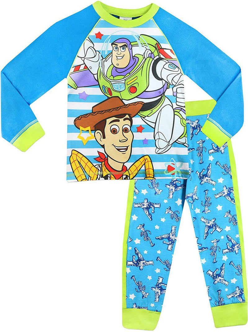 Disney Toy Story Woody Buzz Character Pyjamas Turq