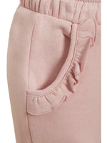 Ex M&S Girls Frilly Pocket Joggers Pink