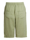 Ex Papaya Womens Linen Shorts Green