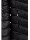 Girls Quilted Hooded Puffa Coat Black