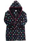 Girls Supersoft Polka Dot Dressing Gown