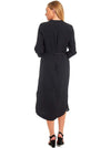 Ladies Ex Marks and Spencer Long Belted Dress