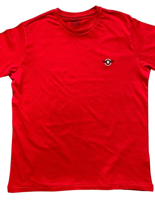 Mens Jersey Toplook Plain T-Shirt Red