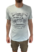 Mens Jersey Vintage Motorcycle T-Shirt Mint