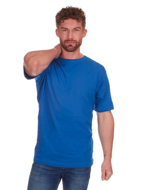 Mens Plain Plus Size T-Shirt Royal