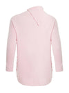 Plus Size Cowl Thin Knit Jumper Pink