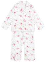 Powell Craft Rose Floral Collar Cotton Pyjamas