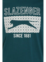 Slazenger Logo Print Neck T-Shirt