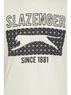 Slazenger Logo Print Neck T-Shirt