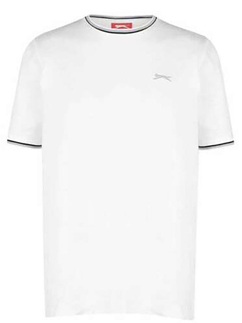 Slazenger Tipped Neck T-Shirt Plus Size