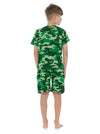 Slumber Hut Boys Camouflage Jersey Pyjamas Green