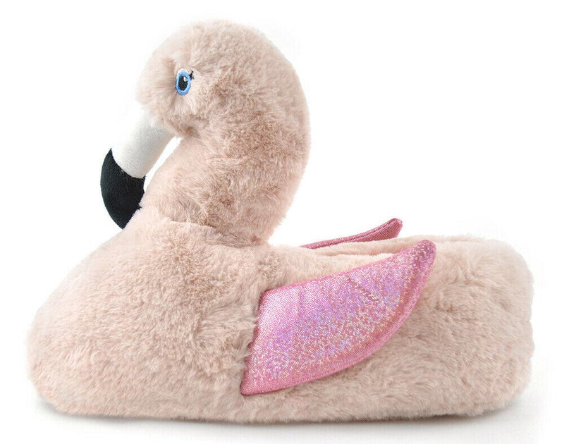 Slumber Hut Womens Novelty Flamingo Slippers