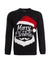 Unisex Knitted Christmas Jumper Navy Merry Xmas
