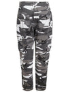 Womens Camouflage Cargo Trousers Grey
