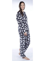 Womens Crew Neck Rabbit Print Pyjamas
