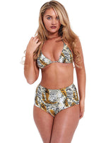Womens Leopard Print Bikini Set