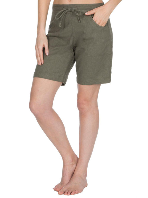 Womens Linen Viscose Summer Shorts